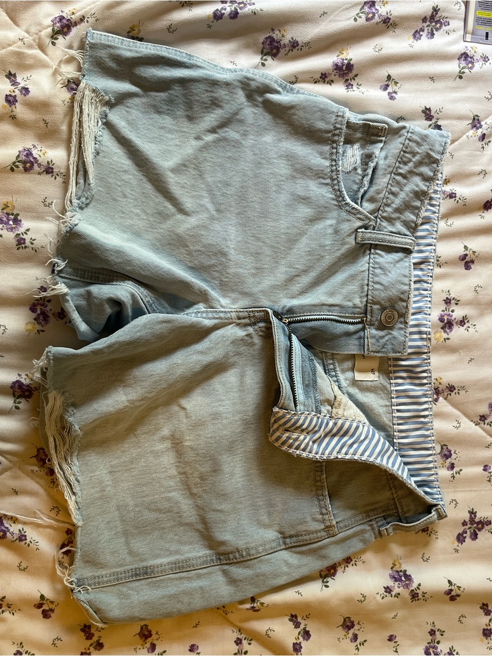 Hollister Baggy Fold Over Beach Shorts